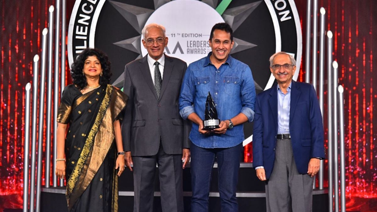 Anand Narasimhan being felicitated 